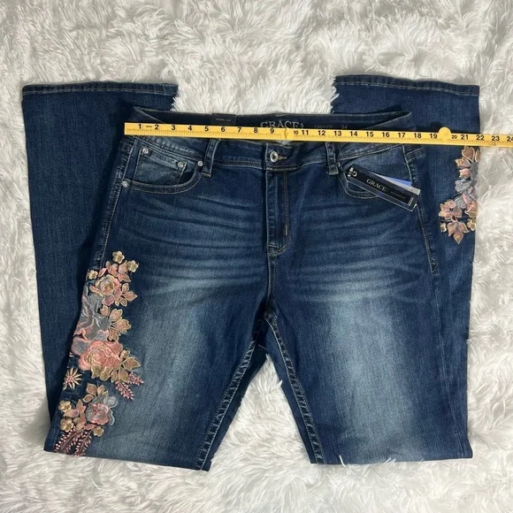 Grace in LA Easy Fit Bootcut Jeans - Picture 6 of 10